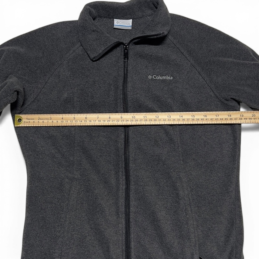 Columbia Fleece Jacket‎ Women Size S Charcoal Gray Excellent Full Zip Outdoor - Picture 6 of 8